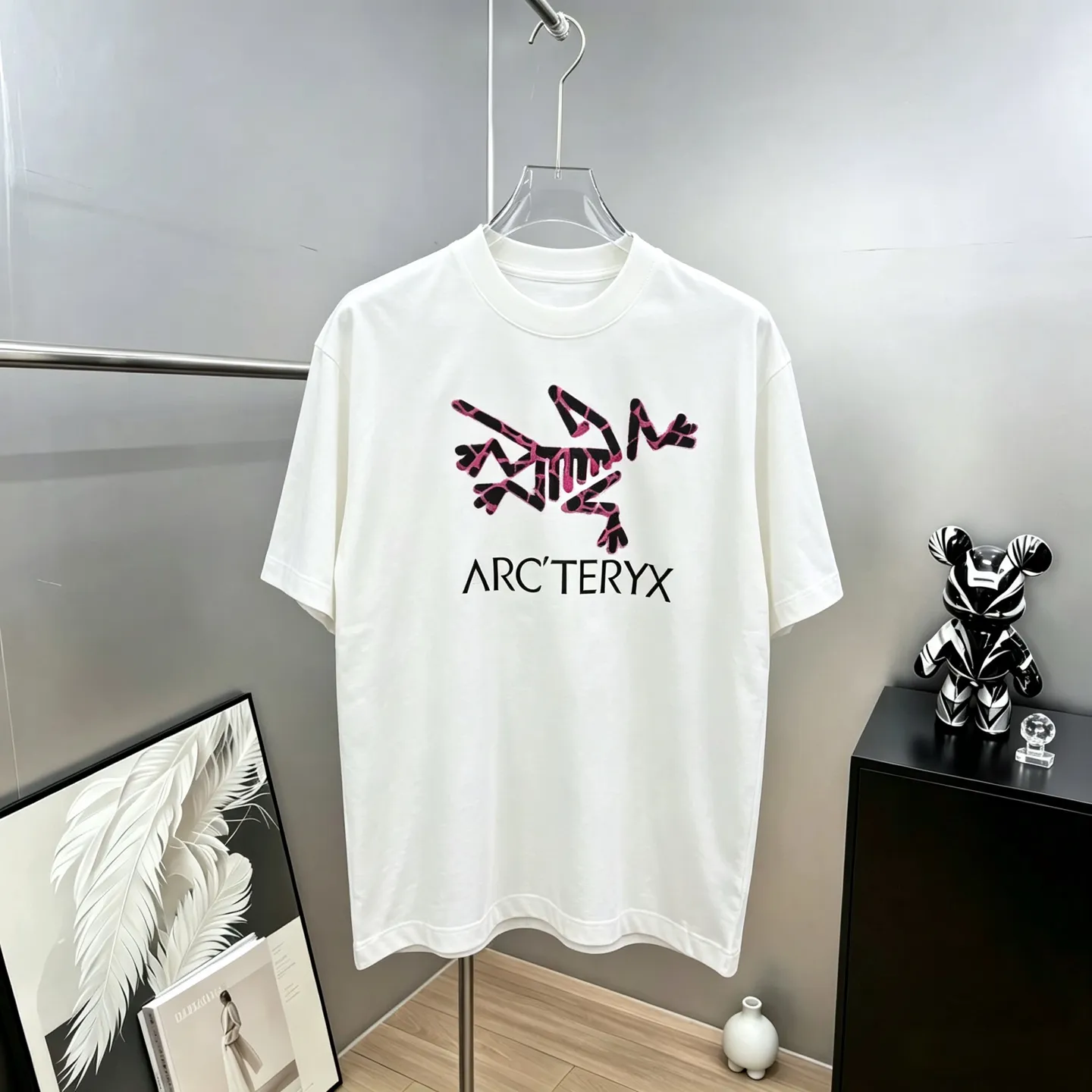 Arc～ 《 》 ， tee ， Same Style， : Black White Coffee Brown Size：S（90-130 ） M（125-150 ） L（135-165 ） XL（160-190 ） XXL（185 ）